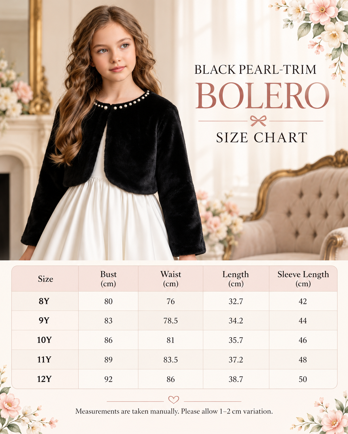 Product size chart