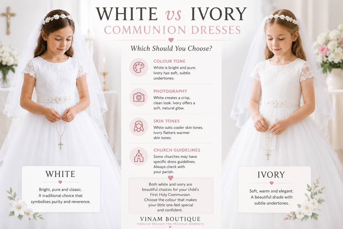 White vs Ivory Communion Dresses: Which Should You Choose?