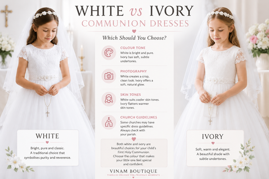 White vs Ivory Communion Dresses: Which Should You Choose?