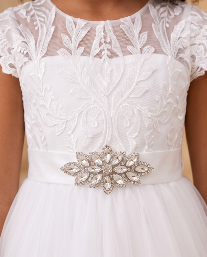 Celeste Lace Communion Dress for Girls
