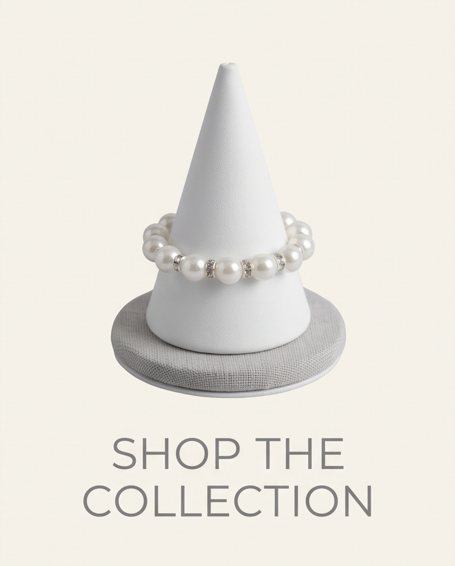 Pearl & Crystal Stretch Bracelet