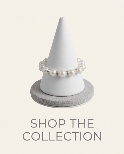 Pearl & Crystal Stretch Bracelet