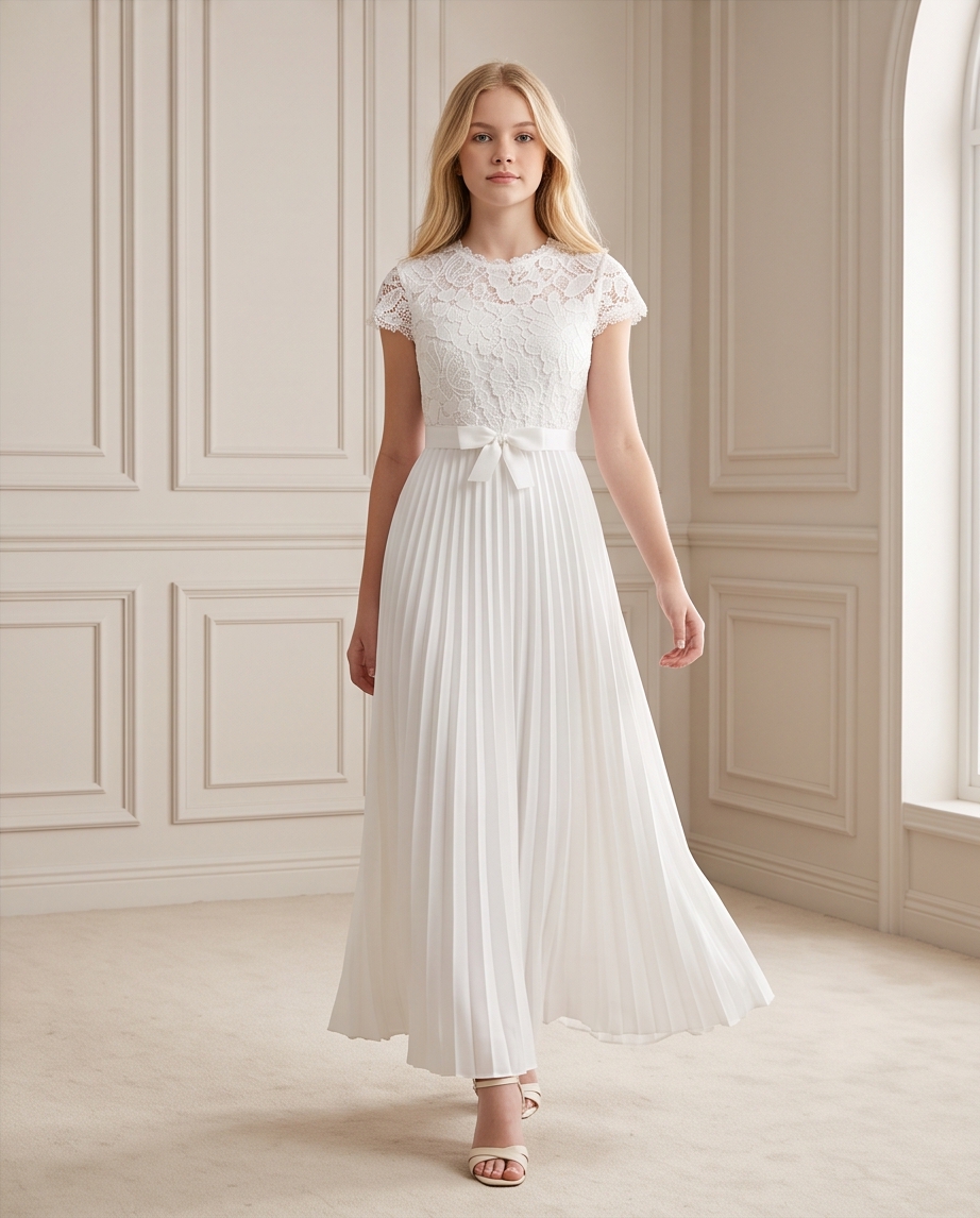 Communion dress front view
