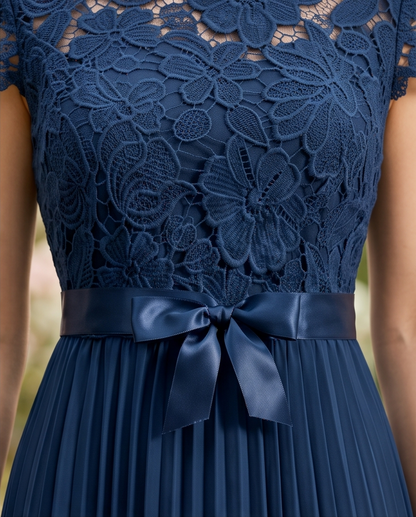 Navy blue Junior Bridesmaid dress