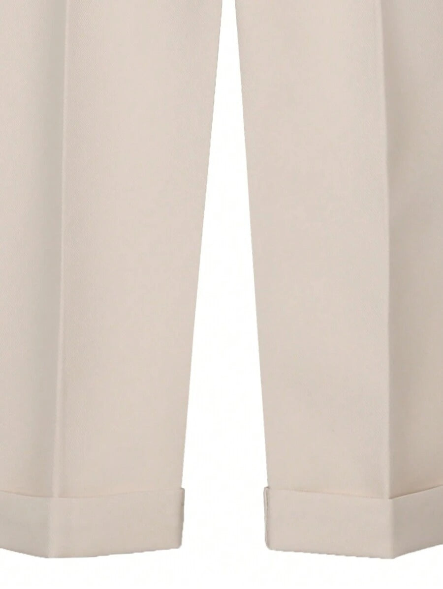 Boys’ Beige 4-Piece Formal Suit – Coat, Waistcoat, Trousers & Bow Tie