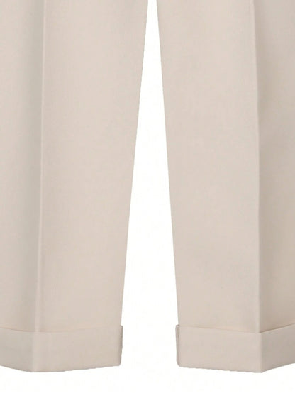 Boys’ Beige 4-Piece Formal Suit – Coat, Waistcoat, Trousers & Bow Tie