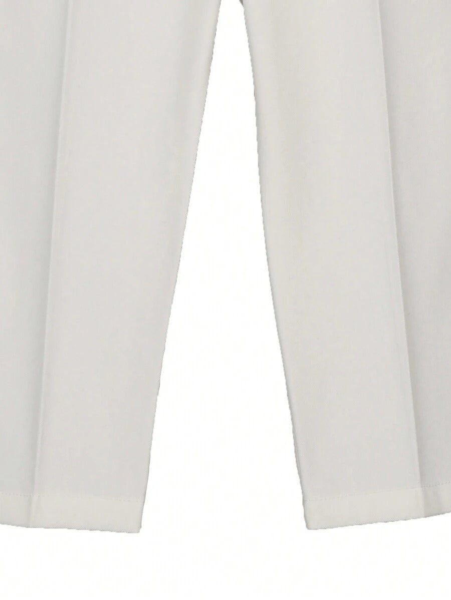 Boys’ White 4-Piece Formal Suit – Coat, Waistcoat, Trousers & Bow Tie