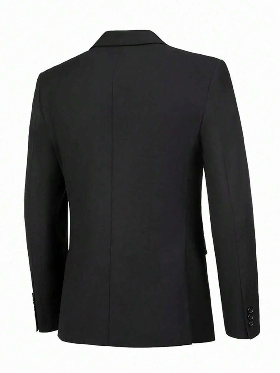 Boys’ Black 4-Piece Formal Suit – Jacket, Trousers, Tie & Bow Tie