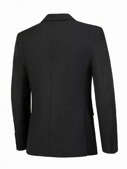 Boys’ Black 4-Piece Formal Suit – Jacket, Trousers, Tie & Bow Tie