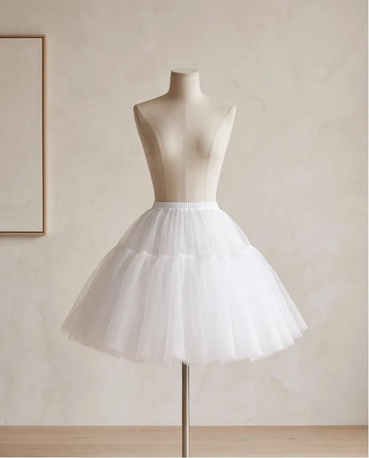 Girls White Hoop Communion Petticoat | Flower Girl Dress Underskirt