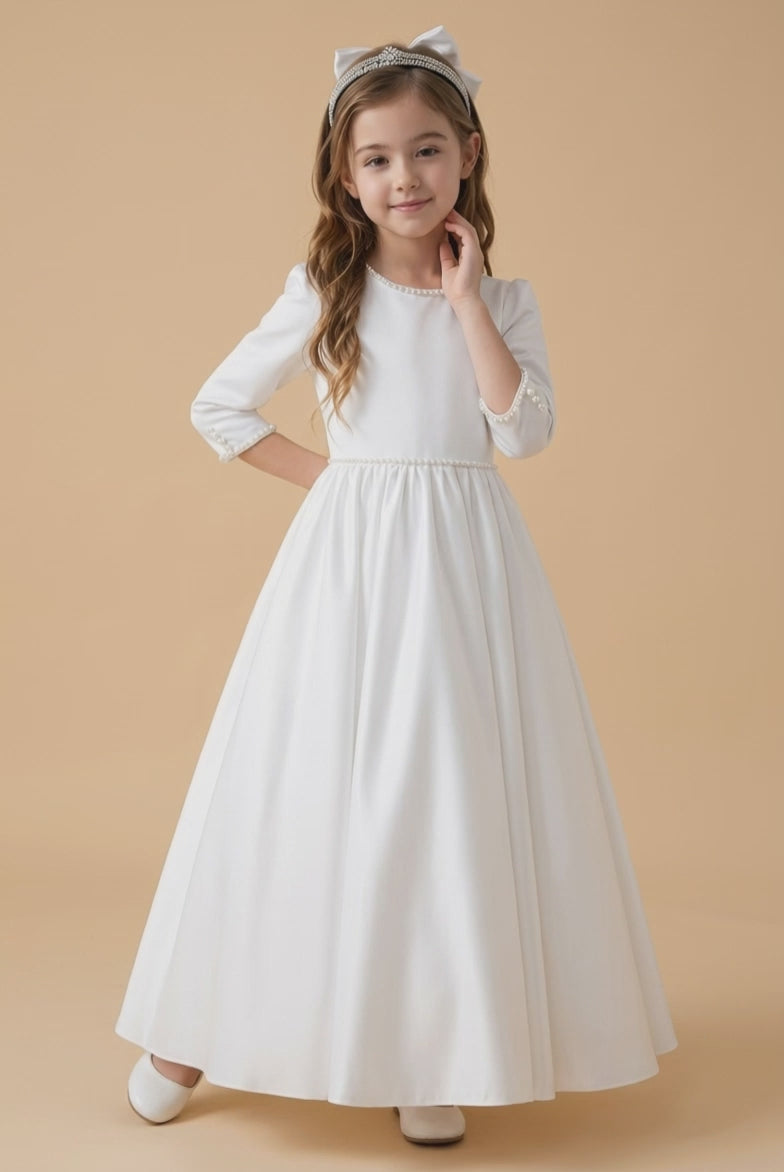 Evangeline Pearl Communion Dress video