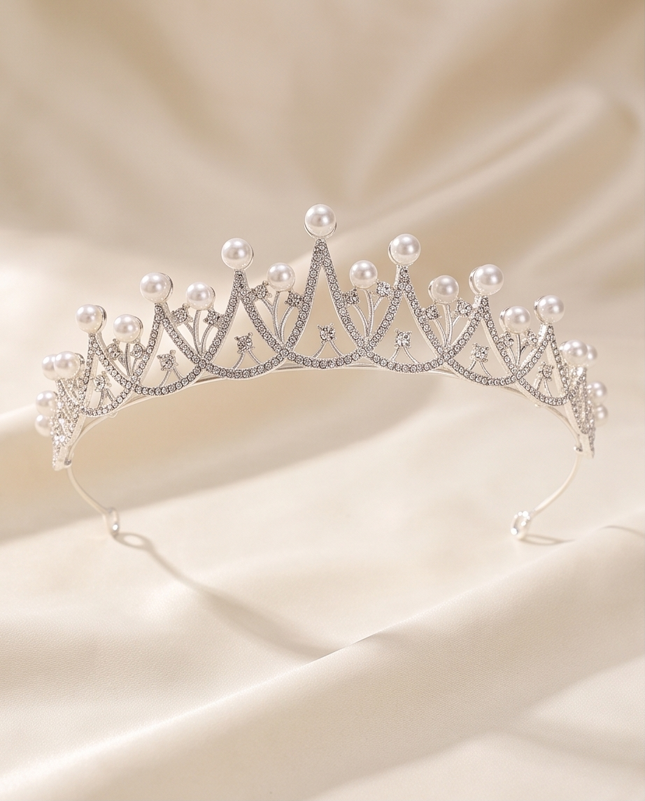 Girls Pearl & Floral Communion Headbands Collection