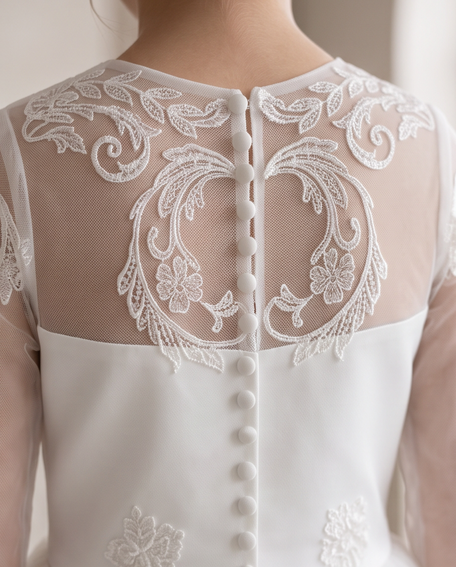 Grace Lace Communion Dress for Girls | Vinam Boutique Australia