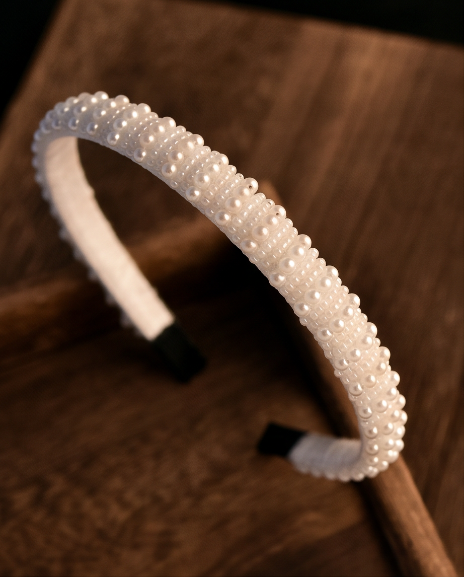 Girls Pearl & Floral Communion Headbands Collection