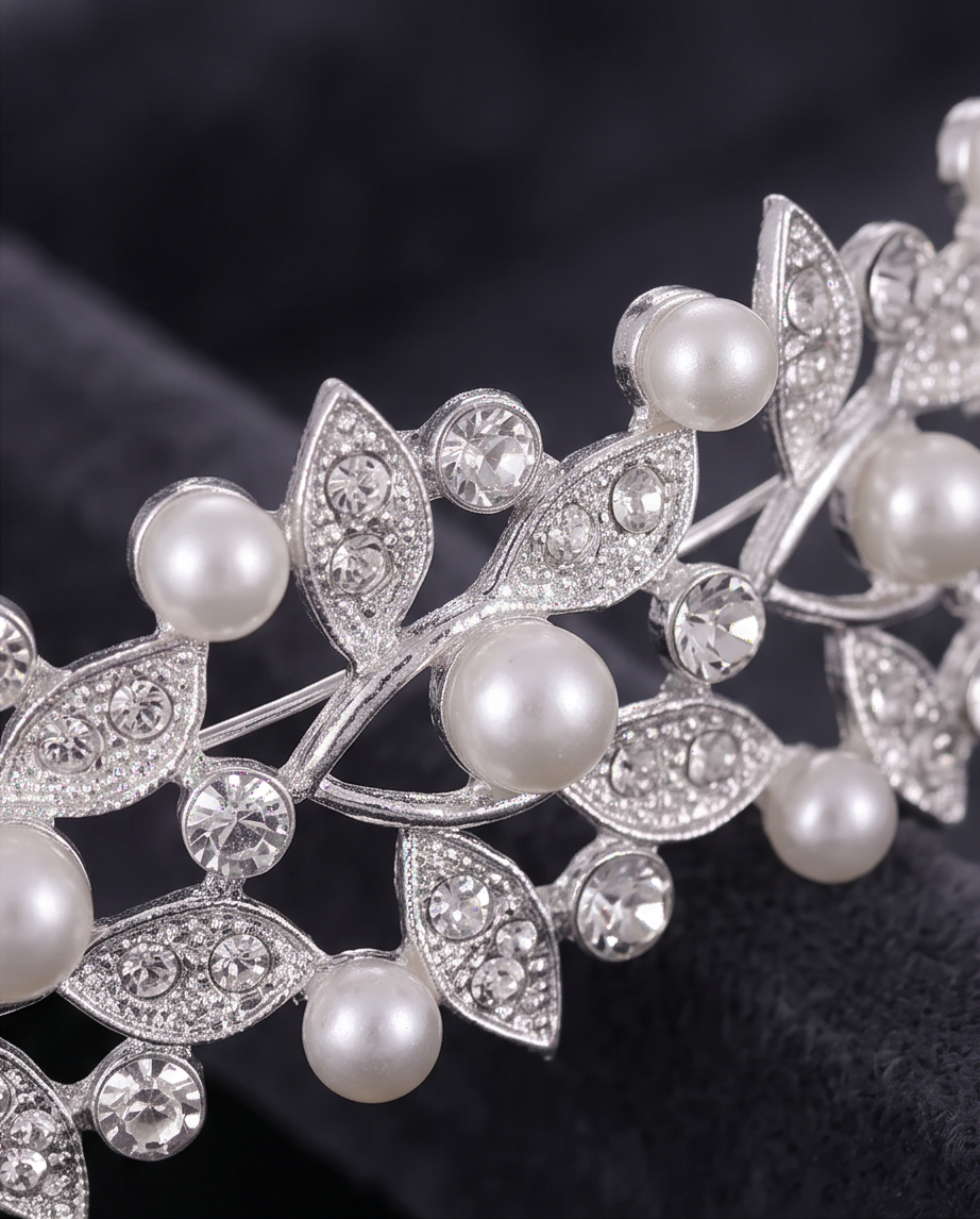Girls Pearl & Floral Communion Headbands Collection
