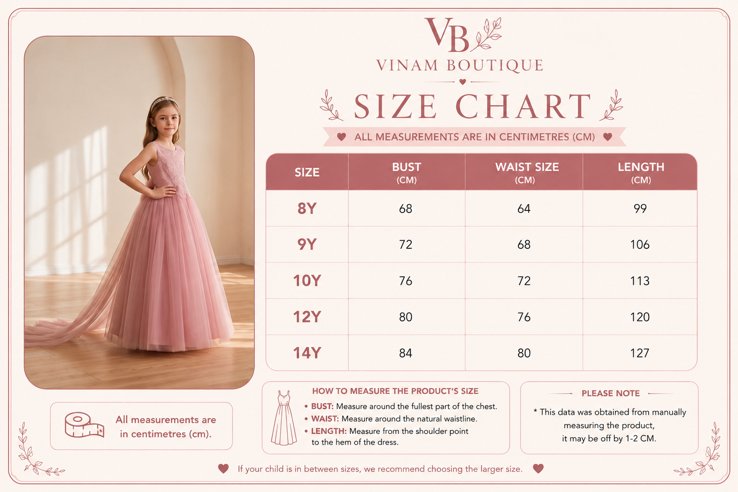 Elegant Dusty Pink Tulle Flower Girl Dress for Girls