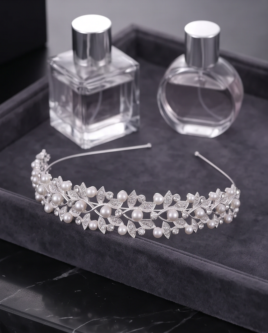 Girls Pearl & Floral Communion Headbands Collection