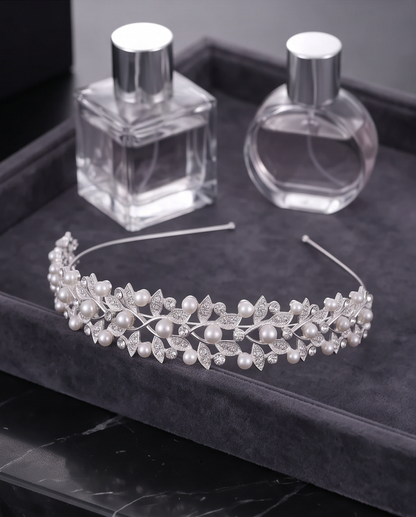 Girls Pearl & Floral Communion Headbands Collection