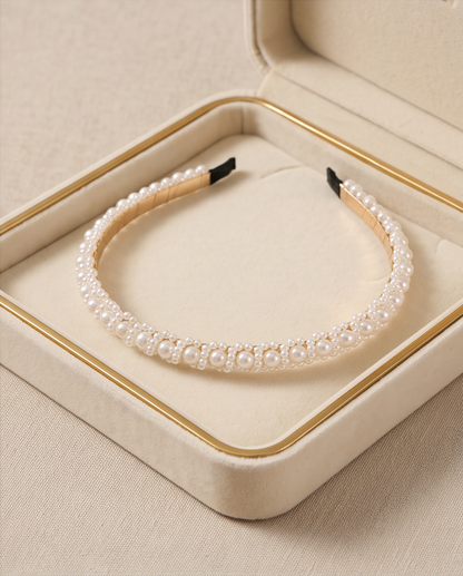Girls Pearl & Floral Communion Headbands Collection