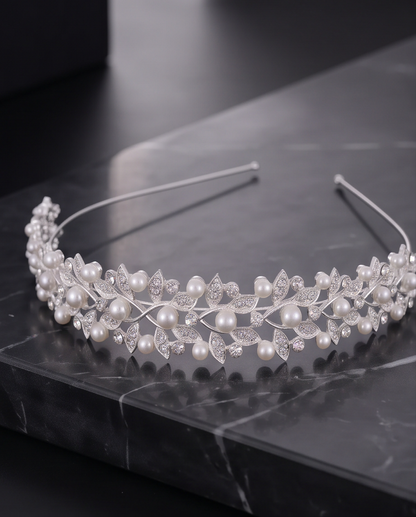 Girls Pearl & Floral Communion Headbands Collection